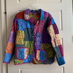 Quilted Silk Jacket
